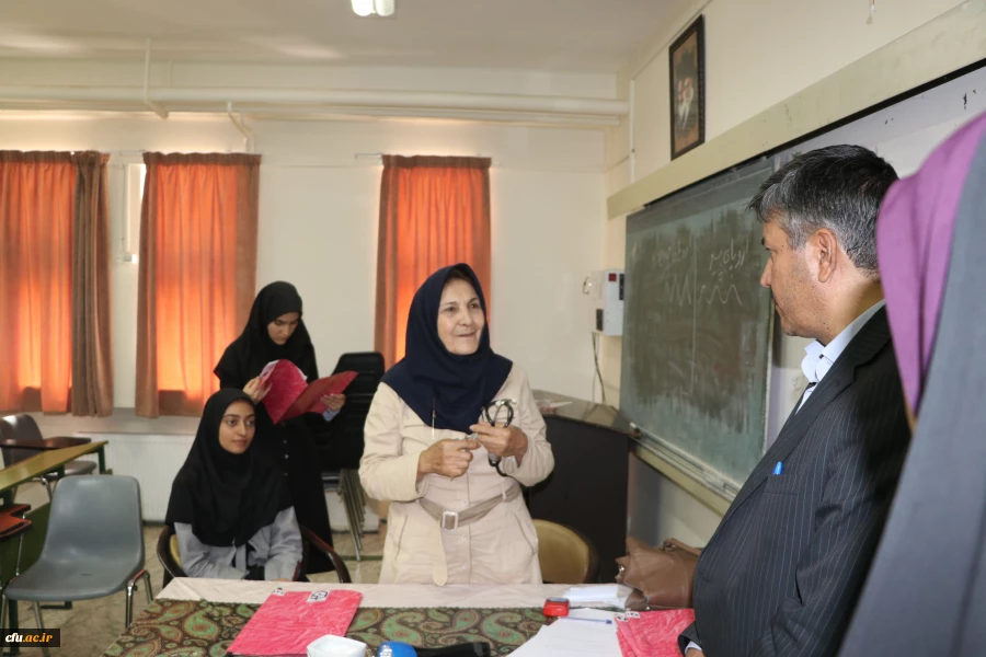 بازدید ریاست و معاونین دانشگاه فرهنگیان اصفهان از روند مصاحبه داوطلبان