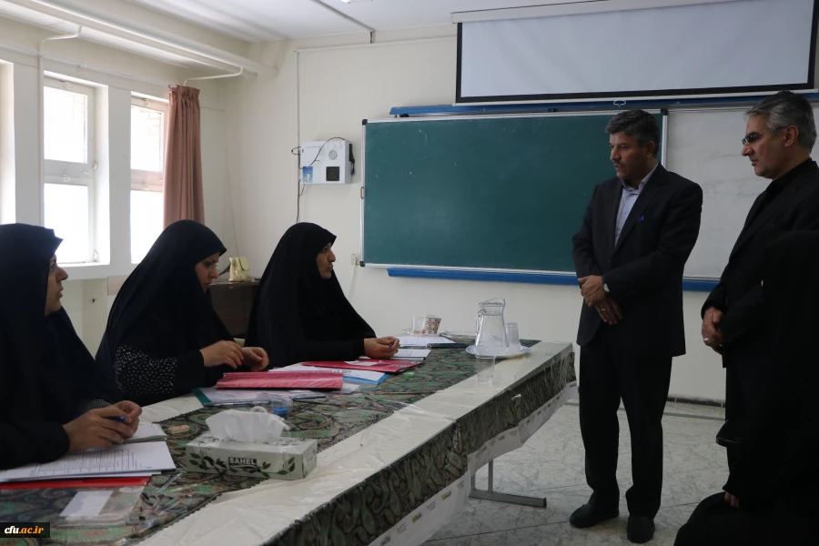 بازدید ریاست و معاونین دانشگاه فرهنگیان اصفهان از روند مصاحبه داوطلبان
