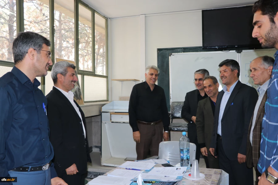 بازدید ریاست و معاونین دانشگاه فرهنگیان اصفهان از روند مصاحبه داوطلبان