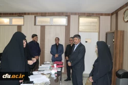 بازدید ریاست و معاونین دانشگاه فرهنگیان اصفهان از روند مصاحبه داوطلبان