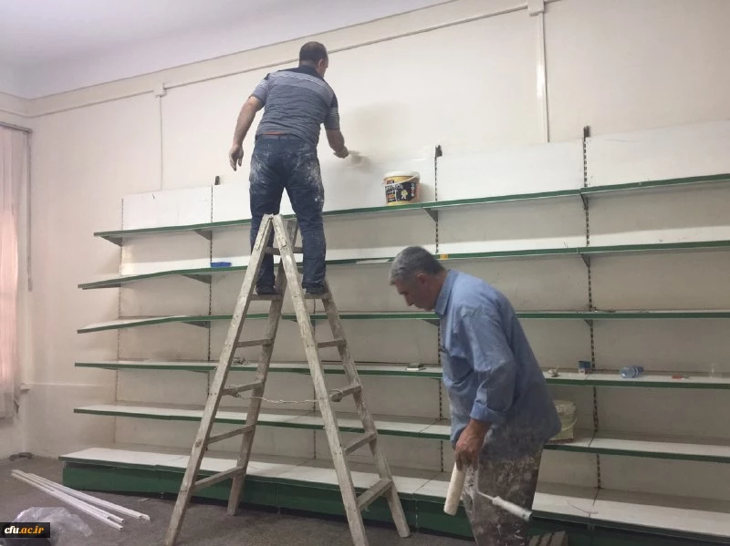 بازدید از فرایند بازسازی، تعمیرات پیشگیرانه، استفاده بهینه از امکانات  و تنوع بخشی به فضاها در  مرکز آموزش عالی شهید باهنر تهران 6