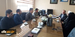 دکتر حمیدرضا مشهدی سرپرست جدید مدیریت امور پردیس های دانشگاه فرهنگیان استان قزوین به همراه هیئت رئیسه دانشگاه با مدیرکل آموزش وپرورش استان قزوین دیدار وگفتگو کردند. 2