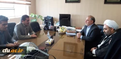 دکتر حمیدرضا مشهدی سرپرست جدید مدیریت امور پردیس های دانشگاه فرهنگیان استان قزوین به همراه هیئت رئیسه دانشگاه با مدیرکل آموزش وپرورش استان قزوین دیدار وگفتگو کردند. 3