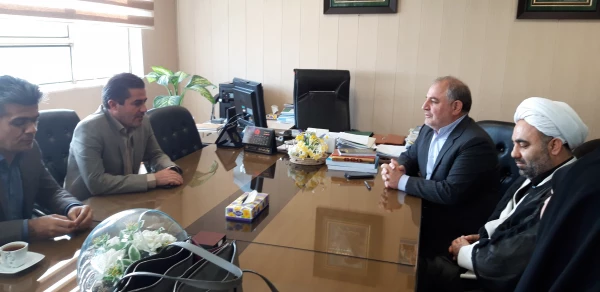 دکتر حمیدرضا مشهدی سرپرست جدید مدیریت امور پردیس های دانشگاه فرهنگیان استان قزوین به همراه هیئت رئیسه دانشگاه با مدیرکل آموزش وپرورش استان قزوین دیدار وگفتگو کردند. 3
