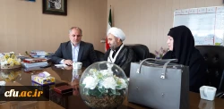 دکتر حمیدرضا مشهدی سرپرست جدید مدیریت امور پردیس های دانشگاه فرهنگیان استان قزوین به همراه هیئت رئیسه دانشگاه با مدیرکل آموزش وپرورش استان قزوین دیدار وگفتگو کردند. 4