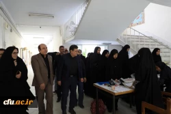 گزارش تصویری از بازدید دکتر خنیفر از پردیس نسیبه، مراکز شهید شرافت و شهید باهنر و پژوهشکده مطالعات تربیت معلم دانشگاه فرهنگیان  2