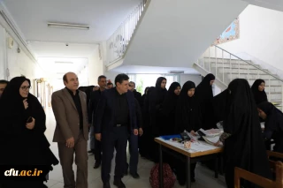 گزارش تصویری بازدید رئیس دانشگاه فرهنگیان از پردیس نسیبه، مراکز شهید شرافت و شهید باهنر و پژوهشکده مطالعات تربیت معلم