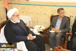 دیدار اعضای بنیاد خیرین حامی دانشگاه فرهنگیان یزد با امام جمعه موقت یزد
 9