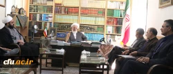 دیدار هیأت رئیسه دانشگاه فرهنگیان یزد با نماینده ولی فقیه و امام جمعه یزد
 2