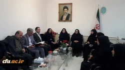 معارفه دکتر بابائی به عنوان معاونت توسعه منابع و امور دانشجویی پردیس فاطمه الزهرا  اهواز