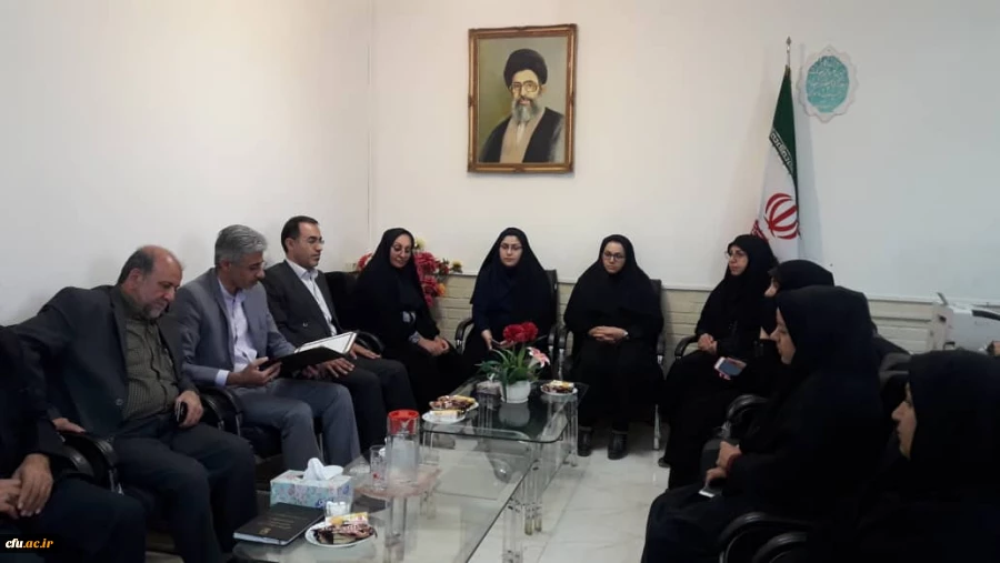 معارفه دکتر بابائی به عنوان معاونت توسعه منابع و امور دانشجویی پردیس فاطمه الزهرا  اهواز