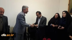 معارفه دکتر بابائی به عنوان معاونت توسعه منابع و امور دانشجویی پردیس فاطمه الزهرا  اهواز