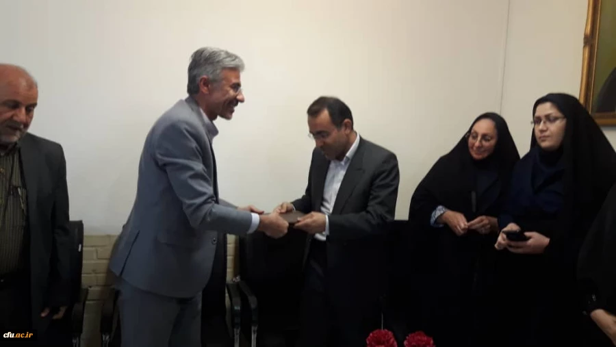 معارفه دکتر بابائی به عنوان معاونت توسعه منابع و امور دانشجویی پردیس فاطمه الزهرا  اهواز