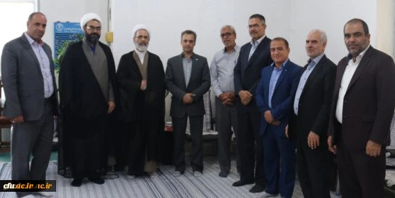 دیدار هیات رئیسه دانشگاه فرهنگیان یزد با حضرت آیت الله اعرافی
 2