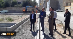 بازدید شهردار اردبیل از پروژه مشترک در حال اجرای پردیس علامه طباطبایی اردبیل 2