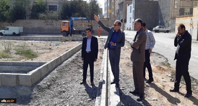 بازدید شهردار اردبیل از پروژه مشترک در حال اجرای پردیس علامه طباطبایی اردبیل 2