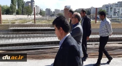 بازدید شهردار اردبیل از پروژه مشترک در حال اجرای پردیس علامه طباطبایی اردبیل 4