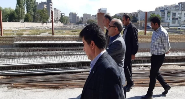 بازدید شهردار اردبیل از پروژه مشترک در حال اجرای پردیس علامه طباطبایی اردبیل 4