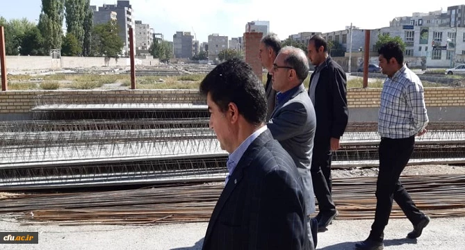 بازدید شهردار اردبیل از پروژه مشترک در حال اجرای پردیس علامه طباطبایی اردبیل 4