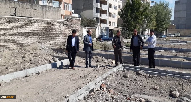 بازدید شهردار اردبیل از پروژه مشترک در حال اجرای پردیس علامه طباطبایی اردبیل 5