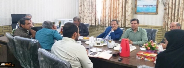 
بازدید معاون پژوهش و فناوری دانشگاه فرهنگیان از پردیس فاطمه زهرا (س) و مراکز آموزش عالی دانشگاه فرهنگیان استان خوزستان
 2