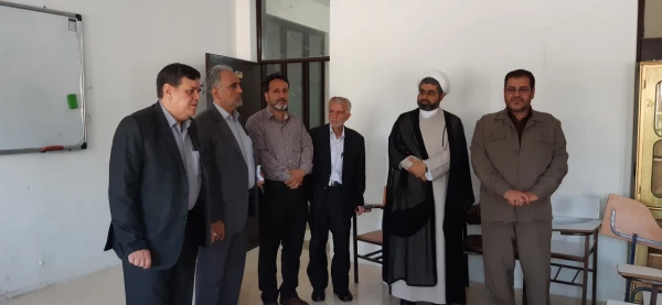 دیدار سرزده دکتر خنیفر ریاست دانشگاه فرهنگیان در اولین روز شروع سال تحصیلی از پردیس آیت الله طالقانی(ره) قم به روایت تصویر 6