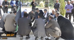 ادای احترام استادان، دانشجویان و کارکنان پردیس شهبد بهشتی به مقام والای شهدا