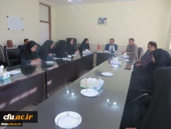 دیدار سرپرست جدید دانشگاه فرهنگیان استان ایلام با روسای پردیس ها ، اعضای هیات علمی و کارکنان 