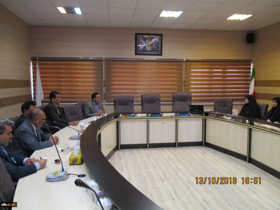 دیدار سرپرست جدید دانشگاه فرهنگیان استان ایلام با روسای پردیس ها ، اعضای هیات علمی و کارکنان 