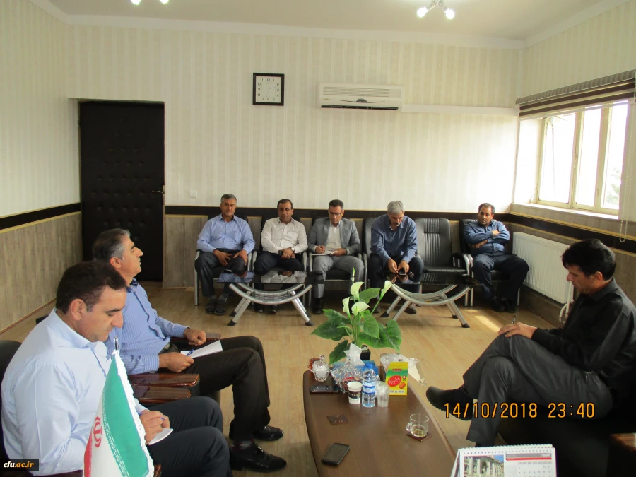 دیدار سرپرست جدید دانشگاه فرهنگیان استان ایلام با روسای پردیس ها ، اعضای هیات علمی و کارکنان 