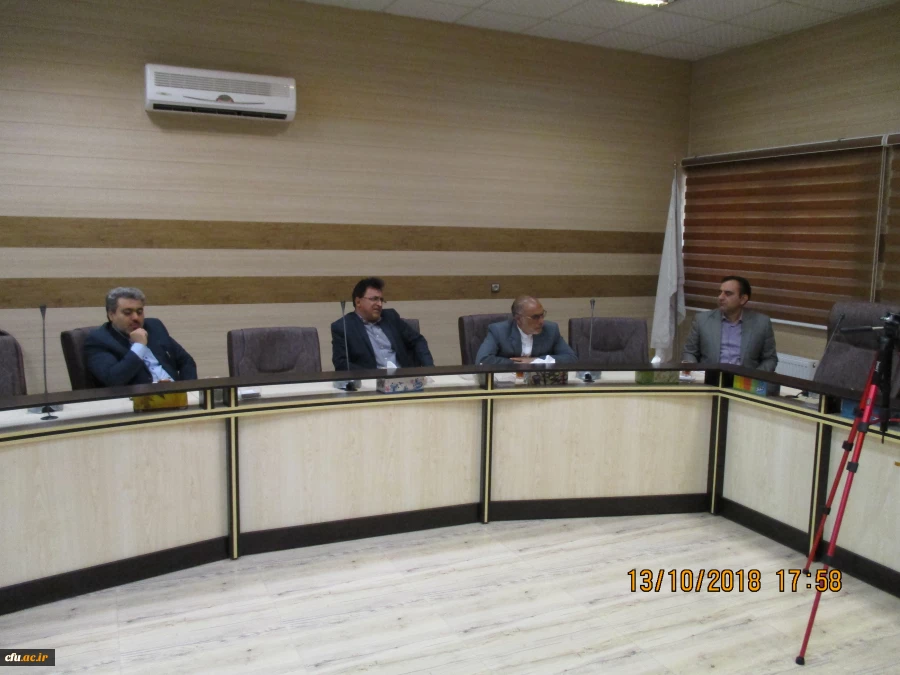 دیدار سرپرست جدید دانشگاه فرهنگیان استان ایلام با روسای پردیس ها ، اعضای هیات علمی و کارکنان 