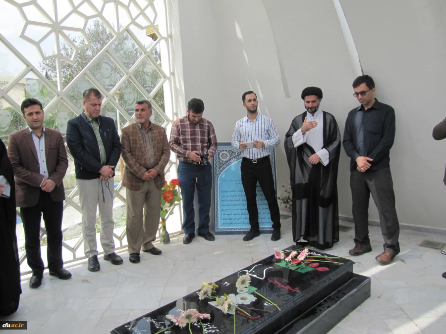 مراسم تجدید میثاق با شهدا در دانشگاه فرهنگیان مازندران برگزار شد
 2