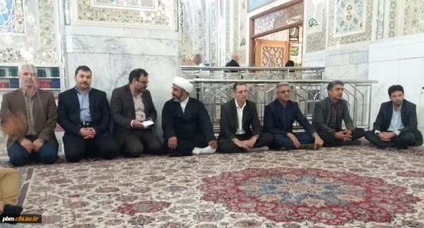 مراسم استقبال از دانشجو معلمان نو ورود پردیس شهید بهشتی خراسان رضوی در حرم مطهر امام رضا(ع) 5