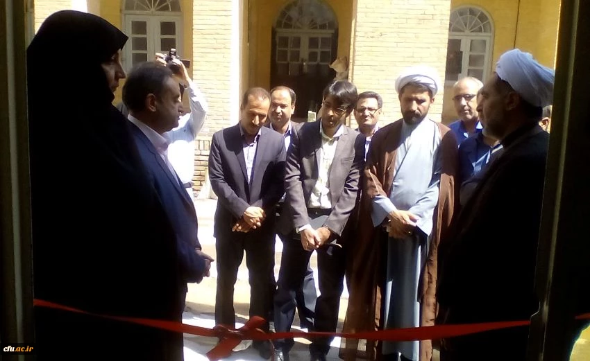 افتتاح سرای دانشجویی گل نسترن پردیس شهید باهنر با حضور رئیس دانشگاه فرهنگیان استان و مدیر کل توسعه، تجهیز نوسازی مدارس استان کرمان 2