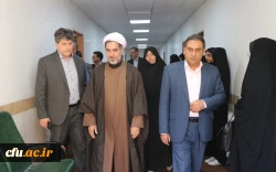 افتتاح سرای دانشجویی گل نسترن پردیس شهید باهنر با حضور رئیس دانشگاه فرهنگیان استان و مدیر کل توسعه، تجهیز نوسازی مدارس استان کرمان 3