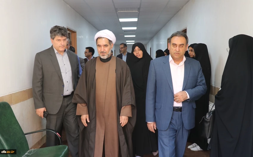 افتتاح سرای دانشجویی گل نسترن پردیس شهید باهنر با حضور رئیس دانشگاه فرهنگیان استان و مدیر کل توسعه، تجهیز نوسازی مدارس استان کرمان 3