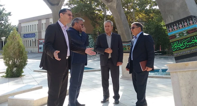 بازدید معاون دانشجویی دانشگاه فرهنگیان از پردیس شهید بهشتی خراسان رضوی 2
