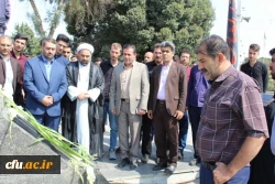 نودانشجومعلمان پردیس شهید رجایی قزوین باحضور درگلزار شهدای قزوین با آرمانهای مقدس شهدا تجدید میثاق کردند. 5