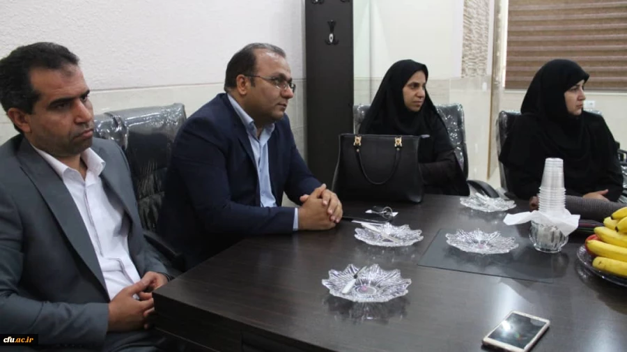 نشست معاون پژوهشی و فناوری دانشگاه با اساتید هیات علمی، مامور آموزشی دانشگاه فرهنگیان استان بوشهر 3