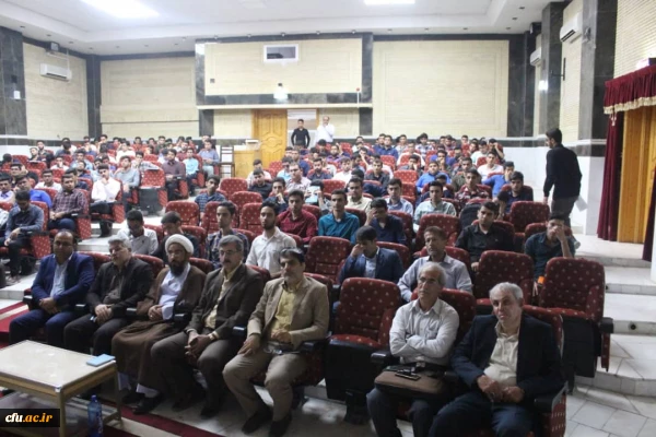 با حضور مشاور رئیس دانشگاه فرهنگیان کشور

برگزاری آئین استقبال دانشجومعلمان نوورود پردیس علامه طباطبایی بوشهر 2