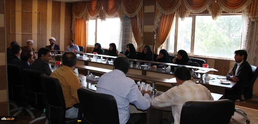 برگزاری دومین نشست مشترک سرپرستان سراهای دانشجویی با رئیس دانشگاه فرهنگیان استان کرمان در سال جاری