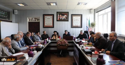 بیست وپنجمین نشست شورای دانشگاه برگزار شد