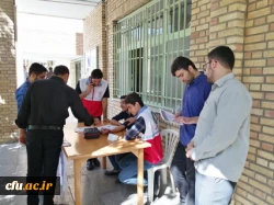 باهمکاری کارشناسی فرهنگی واجتماعی وکانون هلال احمر پردیس شهیدرجایی قزوین دانشجومعلمان ورودی 98 این پردیس مورد سنجش فشار خون قرار گرفتند.
 2