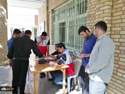 باهمکاری کارشناسی فرهنگی واجتماعی وکانون هلال احمر پردیس شهیدرجایی قزوین دانشجومعلمان ورودی 98 این پردیس مورد سنجش فشار خون قرار گرفتند.
 2