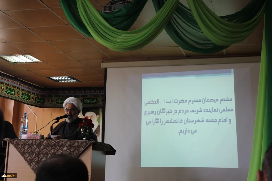 با حضور نماینده مجلس خبرگان رهبری و نماینده مجلس شورای اسلامی در مرکز حضرت فاطمه (س)قائمشهر 2