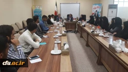 نشست نمایندگان شورای صنفی دانشجویان دانشگاه فرهنگیان استان اصفهان