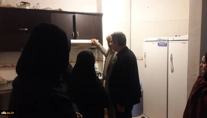 بازدید مدیرکل برنامه ریزی، خدمات و رفاه دانشجویی دانشگاه فرهنگیان از خوابگاههای استیجاری دانشگاه فرهنگیان استان آذربایجان غربی 2