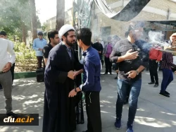 مراسم اعزام و بدرقه کاروان دانشجویان زائر اربعین حسینی