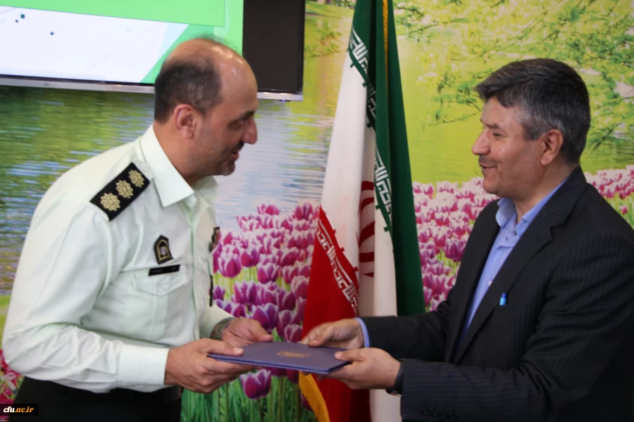 انعقاد تفاهم همکاری بین دانشگاه فرهنگیان استان اصفهان و نیروی انتظامی استان