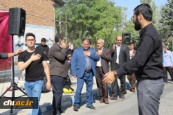 مراسم بدرقه زائران اربعین دانشگاه فرهنگیان استان با حضور هیئت رئیسه دانشگاه 3